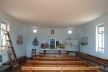 Capela no Morro da Mesa, altar e assentos dos fieis<br />Foto Michel Gorski 
