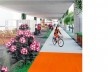 Trilhos Criativos, maquete eletrônica da área Q2: vista do percurso da ciclovia, Novo Hamburgo RS<br />Elaboração dos autores 
