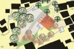 Exemplo de estação de monotrilho – planta baixa<br />Imagem do autor do projeto 