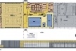 Edifício Esportivo. Planta e elevação<br />Imagem dos autores do projeto 