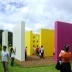 Escultura colorida de Helio Oiticica<br />Foto Denise Teixeira 