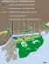 Esquema de la "operación" Puerto Madero: los docks, la franja de parques y la reserva ecológica [Gabriela Cragnolino para la Subsecretaría de Planeamiento, Gobierno de la ciudad de Buenos]