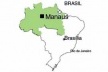 Figura 1 – Mapa do Brasil e a região norte do país, que abrange a Amazônia brasileira<br />Desenho Mirian Keiko Ito Rovo 