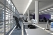 Centro de Referência em Empreendedorismo do Sebrae-MG, área de trabalho, 2º lugar. Arquiteto Francisco Spadoni, 2008<br />Desenho escritório 