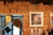 Parede interna do sobrado, em adobe, Tiradentes MG, 2014<br />Foto Elio Moroni Filho 