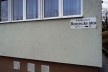 Placa da Rua Menyecske, Budapeste, local onde morei, que segue o padrão de toda a cidade<br />foto Lucas Gamonal Barra de Almeida 