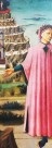 Nossa Senhora veste azul, Dante Alighieri veste rosa