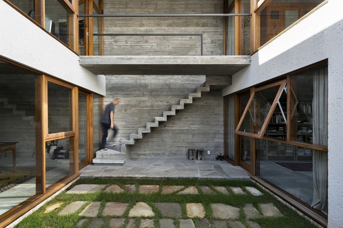 Casa da Lagoa, Florianópolis SC Brasil, 2019. Arquitetos Francisco Fanucci e Marcelo Ferraz / Brasil Arquitetura<br />Foto/Photo Ronaldo Azambuja 