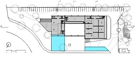 Planta nível -2,40 - Restaurante<br />Imagem dos autores do projeto 