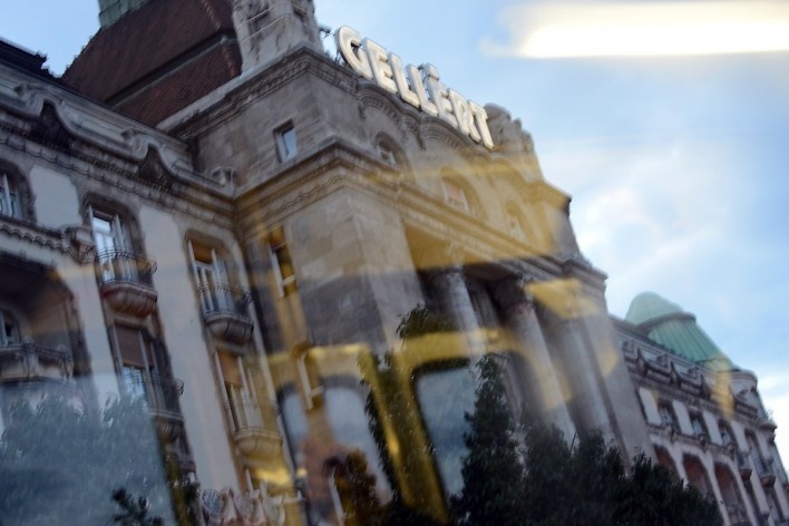 Patrimônio refletido, Hotel Gellert<br />Foto Fabio Jose Martins de Lima 