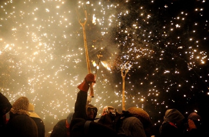 La fiesta de La Mercè, Barcelona, 2009<br />Foto Rodrigo Stocco 
