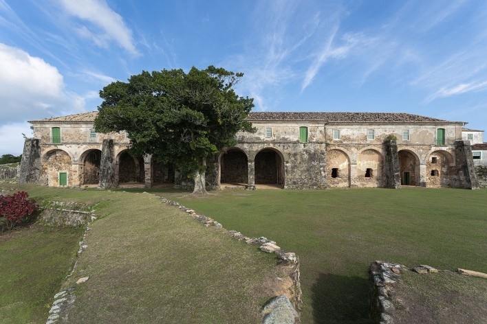 Fortaleza de Santa Cruz do Anhatomirim, Ilha de Anhatomirim, Governador Celso Ramos<br />Foto Ronaldo Azambuja 