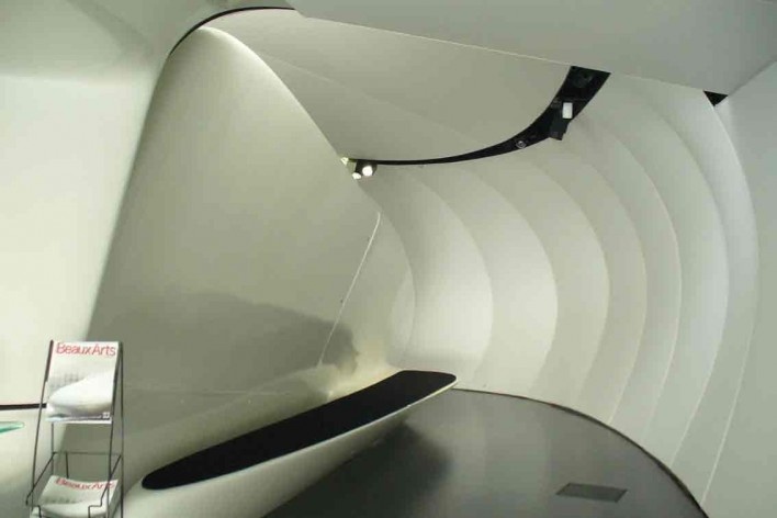 Interior do Mobil Art - recepção<br />foto Silvia Zakia 