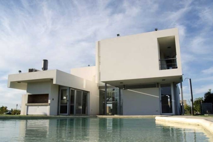 Casa H, Funes, Argentina. Arquitectos Matías Blas Imbern y Agustina González Cid<br />Foto divulgación 