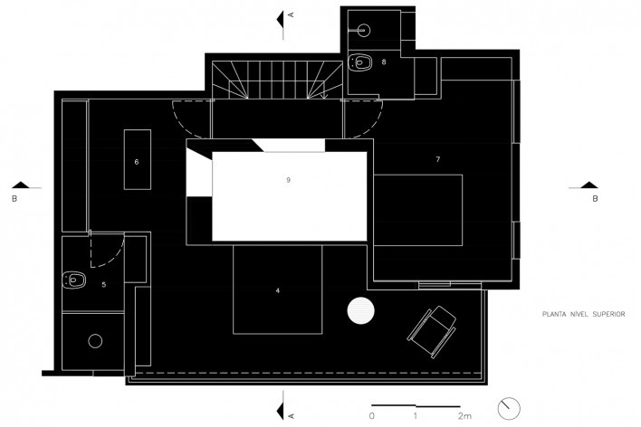 Apartamento Vazio, planta superior, São Paulo, 2015, arquitetos Marina Acayaba e Juan Pablo Rosenberg<br />Imagem divulgação 