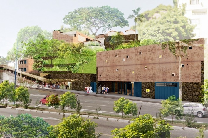 Casa de Òsùmàrè, Casa das Artes, Salvador, 2017. Escritório Brasil Arquitetura<br />Imagem divulgação 