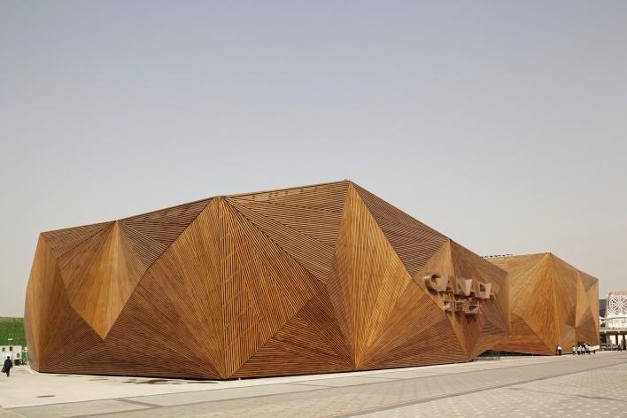 Canadian pavillion in Expo Shanghai 2010. Saia Barbarese Topouzanov architectes<br />Photo Patrick Alleyn  [V2com]