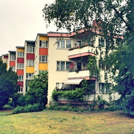 Edifício habitacional em Siemensstadt, Berlim, arquiteto Hans Scharoun<br />Foto Fabiano Borba Vianna, 2016 