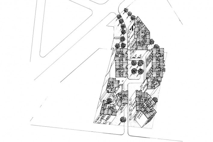 Les Hautes Formes, Paris. Arquiteto Christian de Portzamparc, 1975 [PORTZAMPARC, Christian de. A terceira era da cidade]