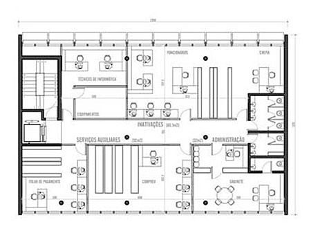 Planta 2º pavimento<br />Imagem do autor do projeto 