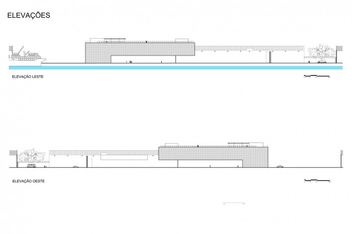 Cais do Sertão, 2018, Recife PE Brasil, elevações. Arquitetos Francisco Fanucci, Marcelo Ferraz e Pedro Del Guerra/ Brasil Arquitetura<br />Brasil Arquitetura 