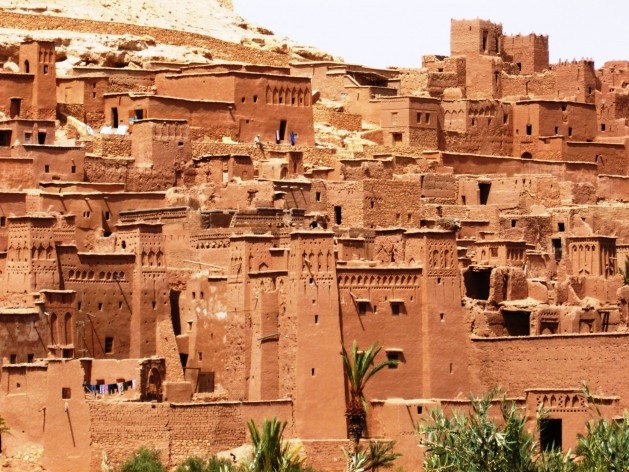 Pormenor de Aït Benhaddou<br />Foto Kauê Felipe Paiva 