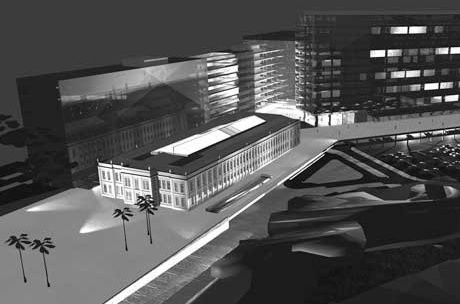 Perspectiva noturna<br />Imagem dos autores do projeto 