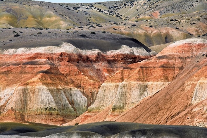 A paleta do tempo. Bosque Petrificado, Sarmiento, Estado de Chubut, Argentina<br />Foto Diana Souza 