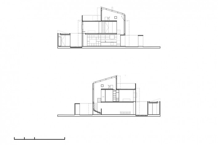 Casa Schendel, cortes, São Paulo SP Brasil, 2017. Arquitetos Marina Acayaba e Juan Pablo Rosenberg / AR Arquitetos<br />Imagem divulgação  [Acervo AR Arquitetos]