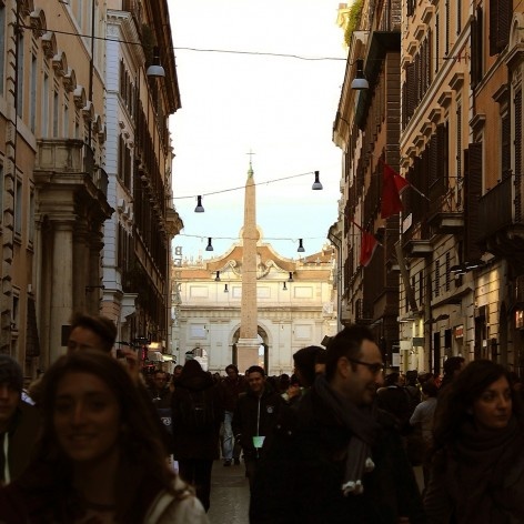 Via del Corso, Roma, 21 de dezembro de 2013<br />Foto Adson Cristiano Bozzi R. Lima 
