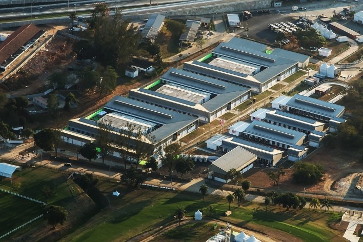 Centro Olímpico de Hipismo, Parque Olímpico de Deodoro, Rio de Janeiro, RJ, Escritório Vigliecca & Associados<br />Foto Renato Sette Camara 