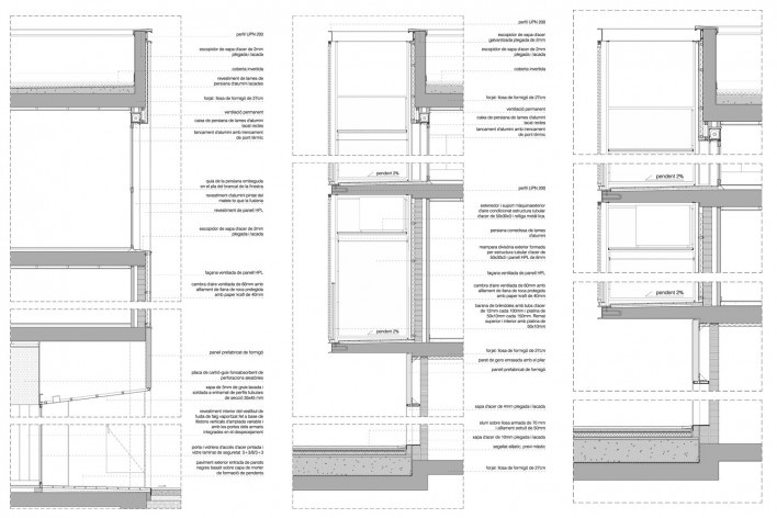 Conjunto Habitacional Fira de Barcelona – L’Hospitalet de Llobregat, detalhes da estrutura, Barcelona 2009. ONL Arquitectura<br />Imagem divulgação 