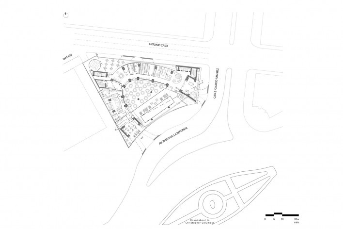 Piso Bajo<br />Diseño de los autores del proyecto  [Migdal Arquitectos]