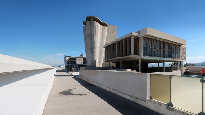 Unidade Habitacional de Marselha, 1947-1952, arquiteto Le Corbusier<br />Foto Victor Hugo Mori 
