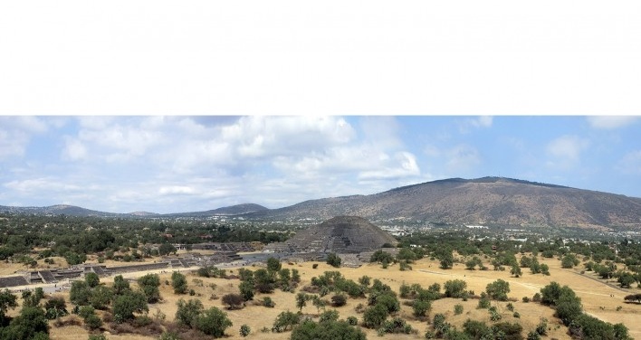Teotihuacán, Templo de Quetzalcoatl, México<br />Foto Victor Hugo Mori 