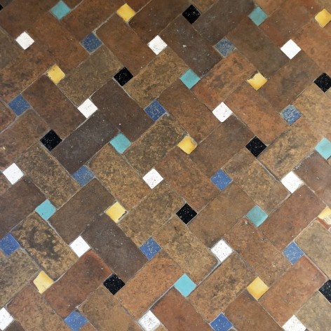 Ladrilhos de piso típicos de Sevilha
<br />Foto José Lira 
