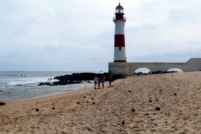 Praia de Itapuã em Salvador<br />Foto Abilio Guerra 