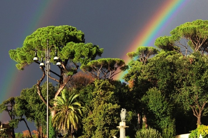 Piazza del Popolo, Roma, 19 de janeiro de 2014<br />Foto Gisela Barcellos de Souza 