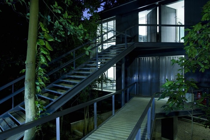 Edifício Beta, Campus da PUC-Rio, Rio de Janeiro. Arquitetos Marcos Favero, Andres Passaro e Diego Portas<br />Foto Fran Parente 