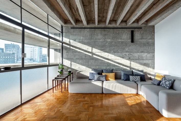 Apartamento Copan, São Paulo SP Brasil, 2020. Arquitetos Rosário Pinho e André Scarpa<br />Foto André Scarpa 