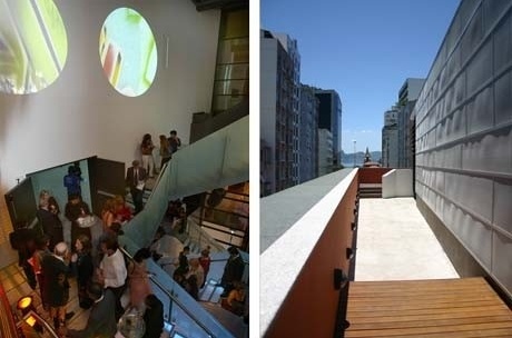 Acesso a cobertura / vista da cobertura<br />Imagem dos autores do projeto 