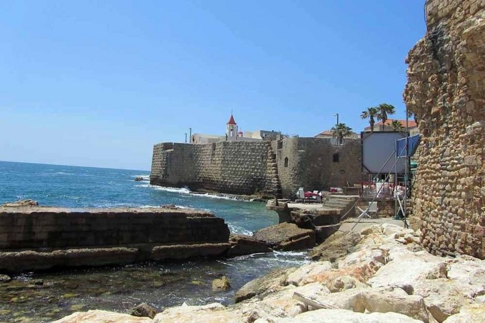 Akko, caminho sobre as muralhas<br />Foto Victor Hugo Mori 