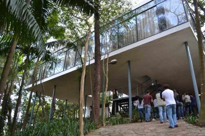Residência Lina Bo Bardi. Julho de 2011<br />Foto Juliano Carlos Cecílio Batista Oliveira 