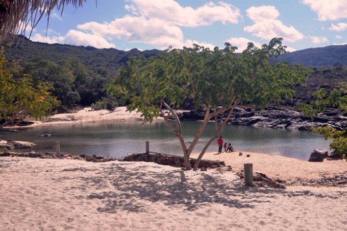 Rio Itacambiruçu, arredores da cidade de Grão Mogol MG<br />Foto Ana Alaíde Amaral 