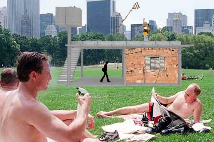 Casa no Central Park, Nova York<br />Imagem do autor 