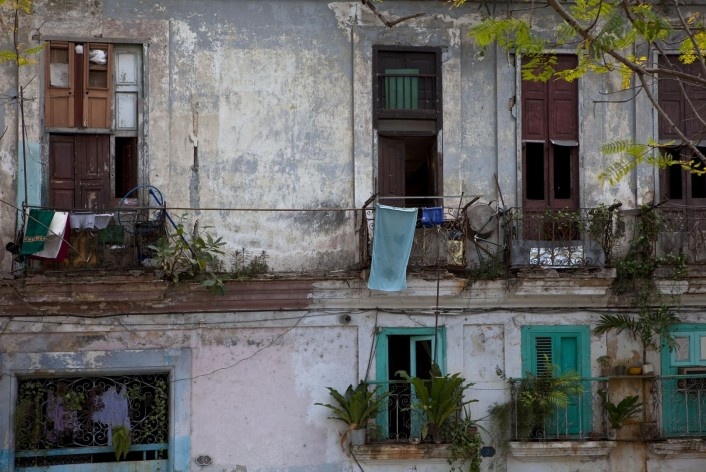 Havana - Janelas do Hotel TOP<br />Foto Silvio Zamboni 