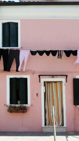 Casa em Burano, Veneza<br />Foto Carmem Maria Oliveira Procópio Neres 