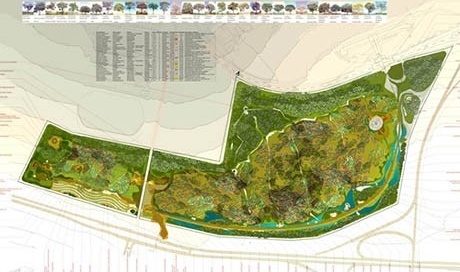 Planta paisagismo <br />Imagem dos autores do projeto 