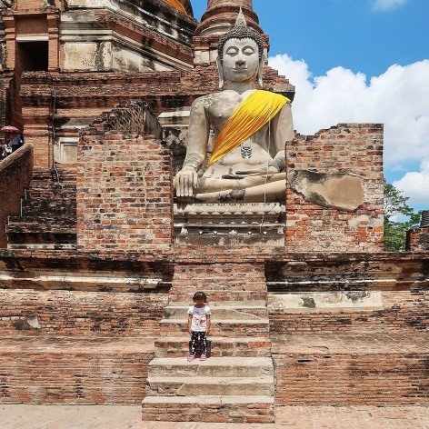 Templo de Wat Yai Chai Mongkhon, Birmânia<br />Foto Victor Hugo Mori 