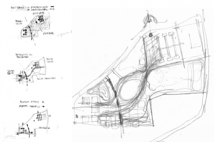 Aflalo & Gasperini Arquitetos, Parque da Juventude. Croquis